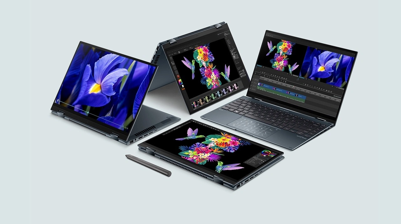 notebooks Zenbook 14 Flip OLED (UP5401, 12th Gen Intel) 90NB0XL1-M00810 - маркетингове зображення