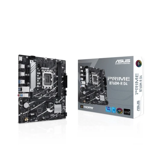 Зображення Материнська плата PRIME B760M-R D4 (90MB1HA0-M0EAY0)