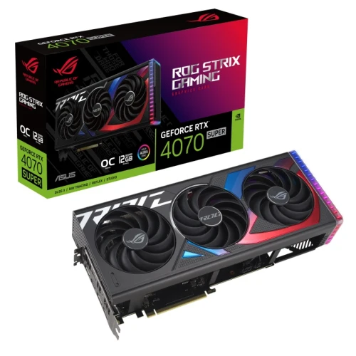 Зображення Відеокарта ROG-STRIX-RTX4070S-O12G-GAMING (90YV0KD0-M0NA00)