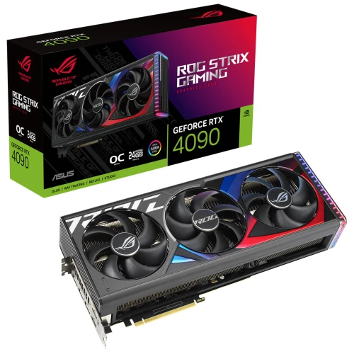 Зображення Відеокарта ROG-STRIX-RTX4090-O24G-GAMING (90YV0ID0-M0NA00)