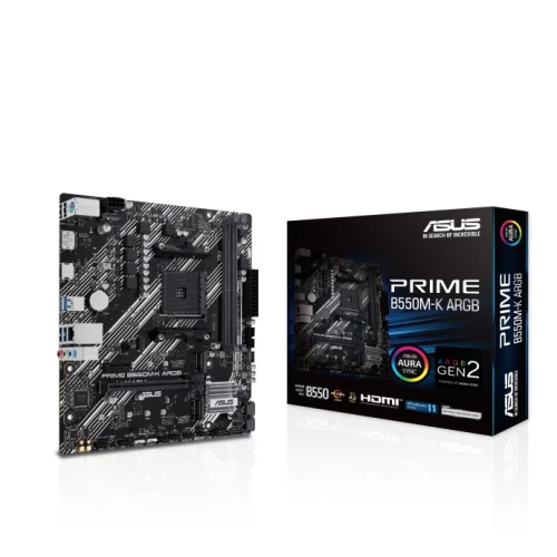 Зображення Материнська плата PRIME B550M-K ARGB (90MB1GC0-M0EAY0)