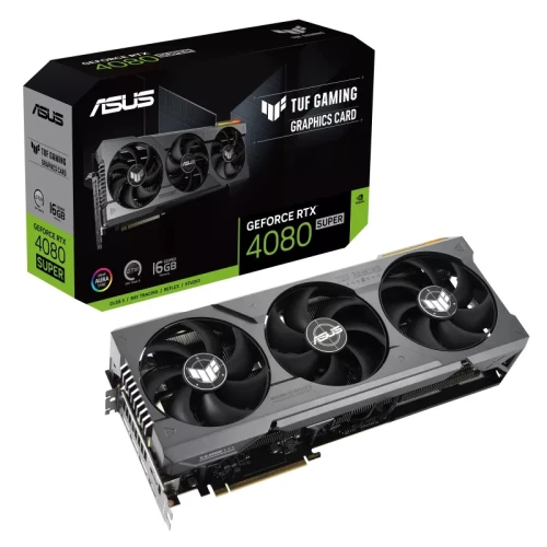 Зображення Відеокарта ASUS TUF Gaming GeForce RTX 4080 SUPER 16GB GDDR6X (90YV0KA1-M0NA00)