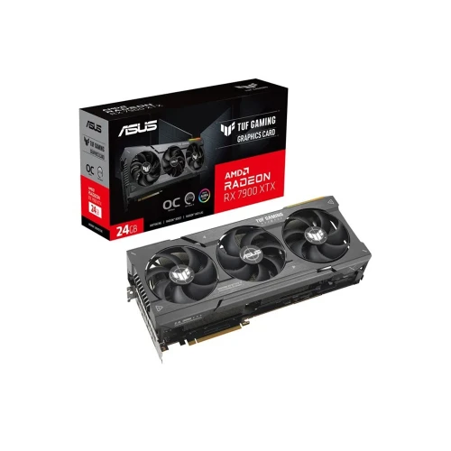 Зображення Материнська плата ASUS TUF Gaming Radeon RX 7900 XTX OC Edition 24GB GDDR6 (90YV0IG0-M0NA00)