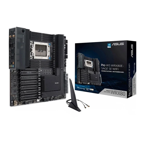 Зображення Материнська плата Pro WS WRX80E-SAGE SE WIFI (90MB1590-M0EAY0)