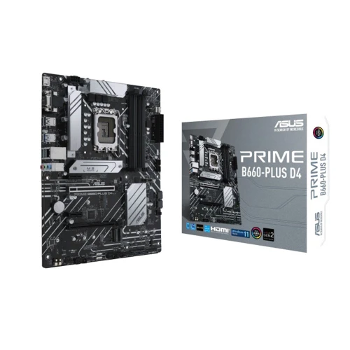 Зображення Материнська плата PRIME B660-PLUS D4 (90MB18X0-M1EAY0)