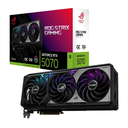 Зображення Відеокарта ROG-STRIX-RTX5070-O12G-GAMING (90YV0M80-M0NA00)